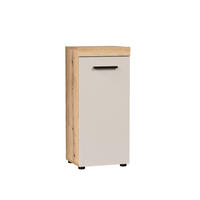 MIDI SKŘÍŇKA, barvy dubu, kašmírová, 36/81/31 cm - černá/barvy dubu, Trend, kompozitní dřevo/plast (36/81/31cm) - MID.YOU