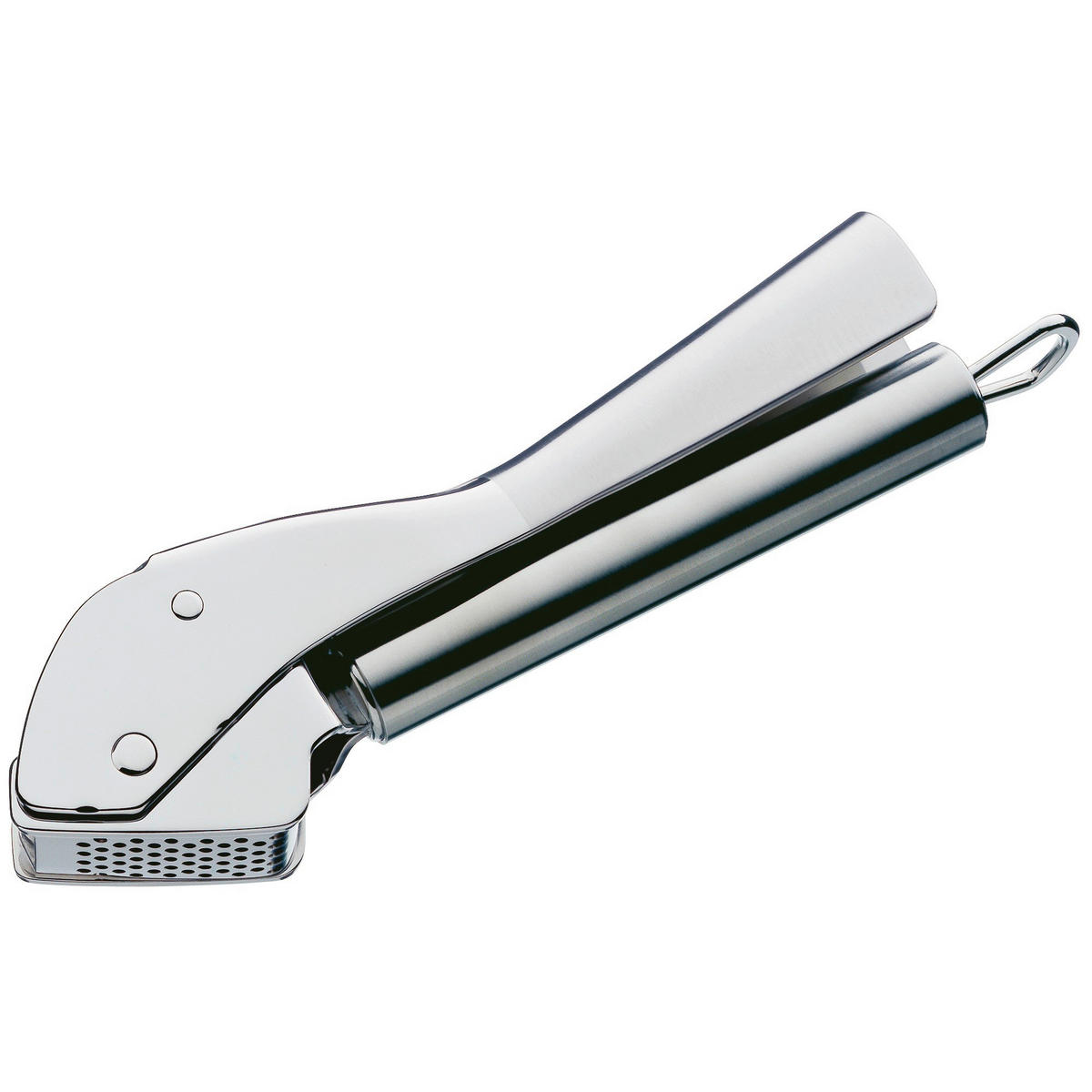 KNOBLAUCHPRESSE Profi Plus  - Silberfarben, Basics, Metall (17/5/3cm) - WMF