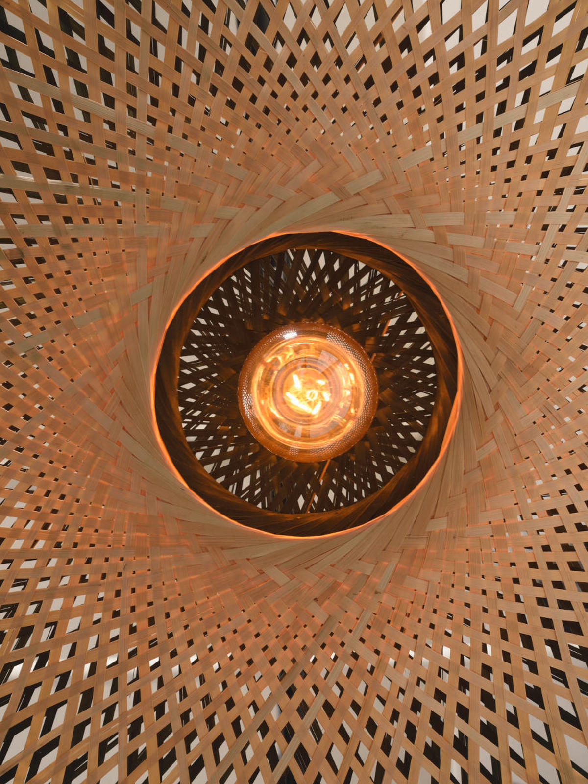 GOLVLAMPA GOOD&MOJO  80/60/176 cm    - svart/naturfärgad, Trend (80/60/176cm) - Good & Mojo