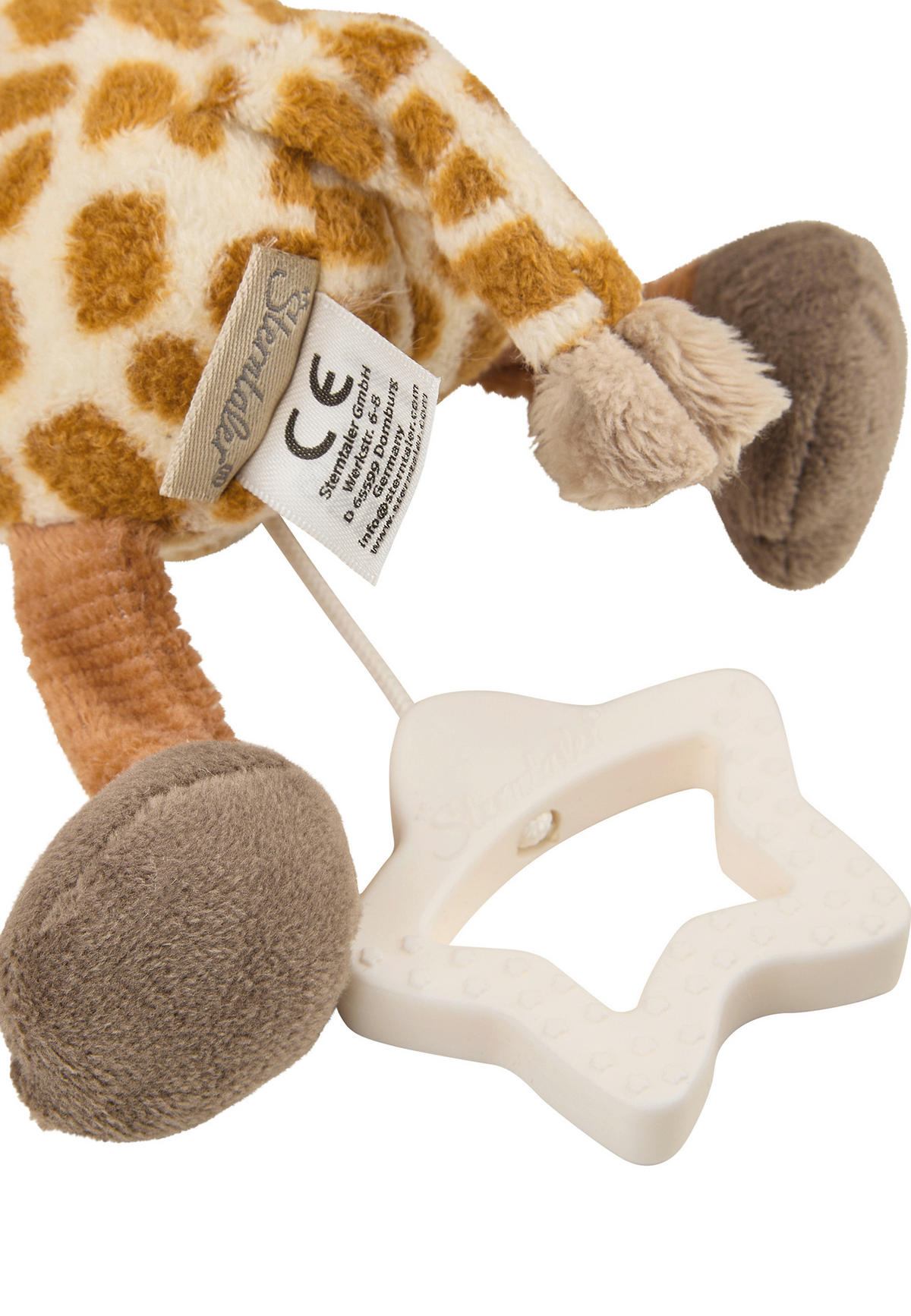 SPIELUHR Giraffe Kaya 20/15/7 cm  - Dunkelgelb, Basics, Textil (20/15/7cm) - Sterntaler