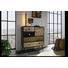 KOMMODE 80/90/35 cm - Goldfarben/Multicolor, LIFESTYLE, Holz/Metall (80/90/35cm) - Landscape KOMMODE 80/90/35 cm - Goldfarben/Multicolor, LIFESTYLE, Holz/Metall (80/90/35cm) - Landscape