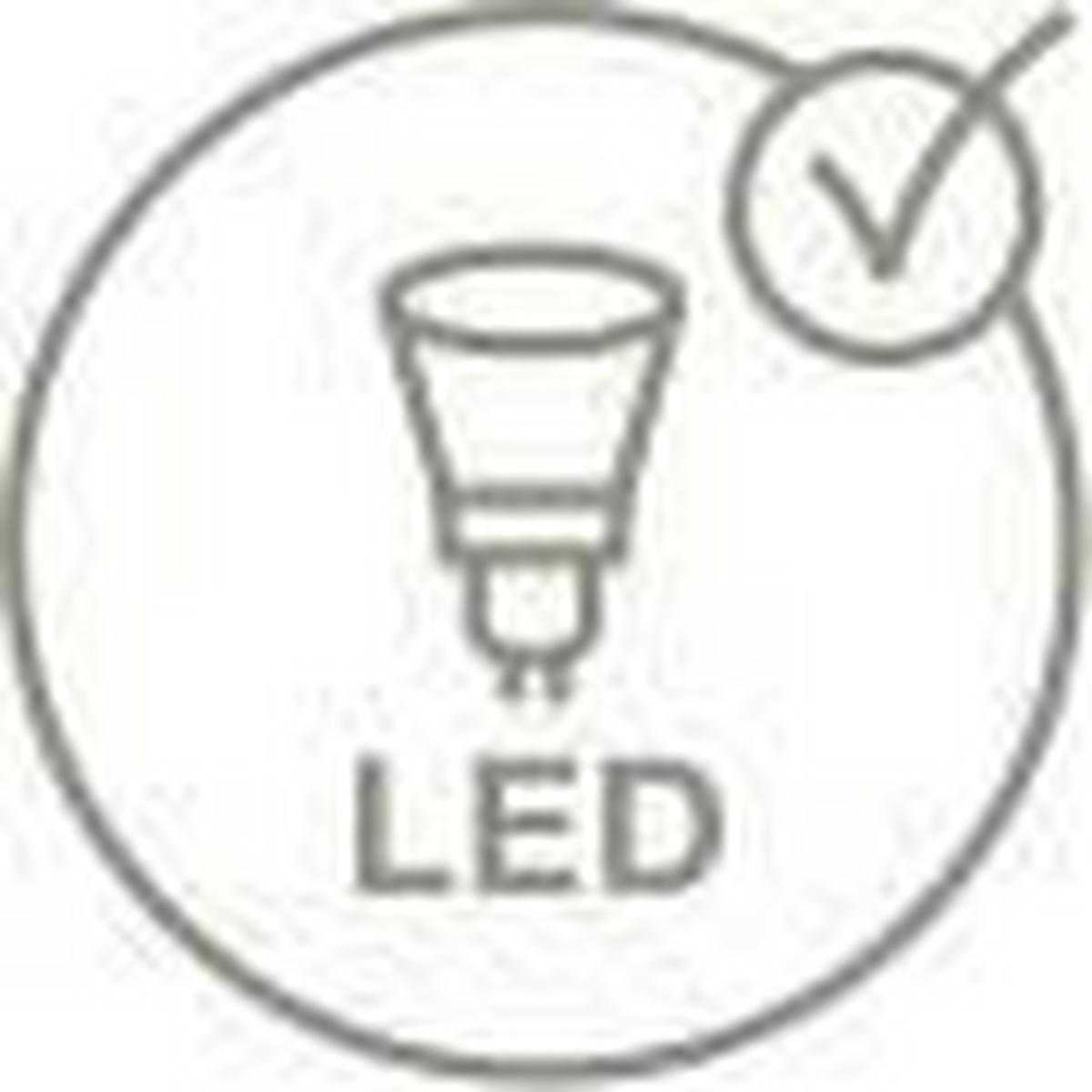 LED-DECKENLEUCHTE 29,5/2,5 cm   - Schwarz/Weiß, KONVENTIONELL, Kunststoff (29,5/2,5cm) - Eglo