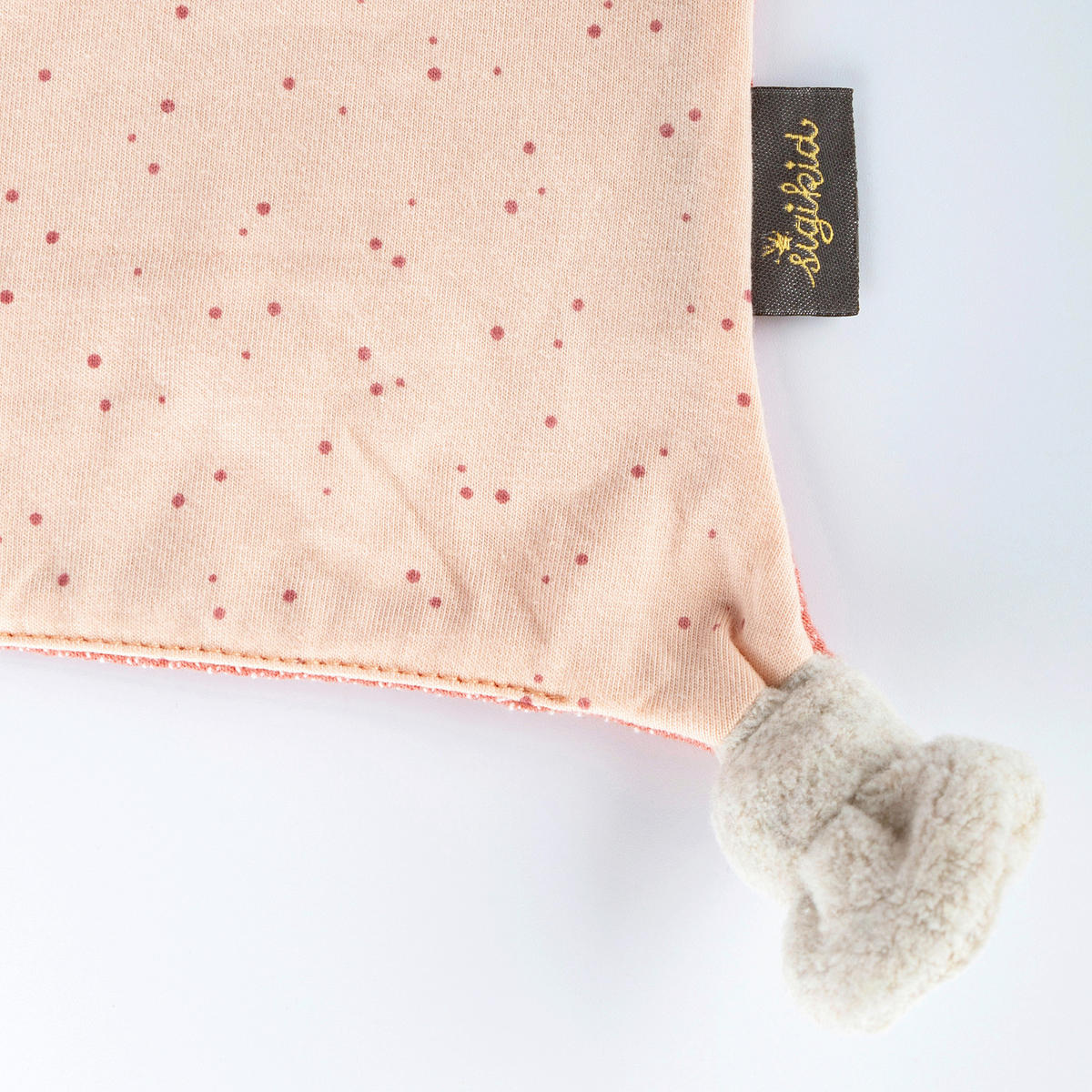 SCHMUSETUCH - Beige/Altrosa, Basics, Textil (31/29/6cm) - Sigikid