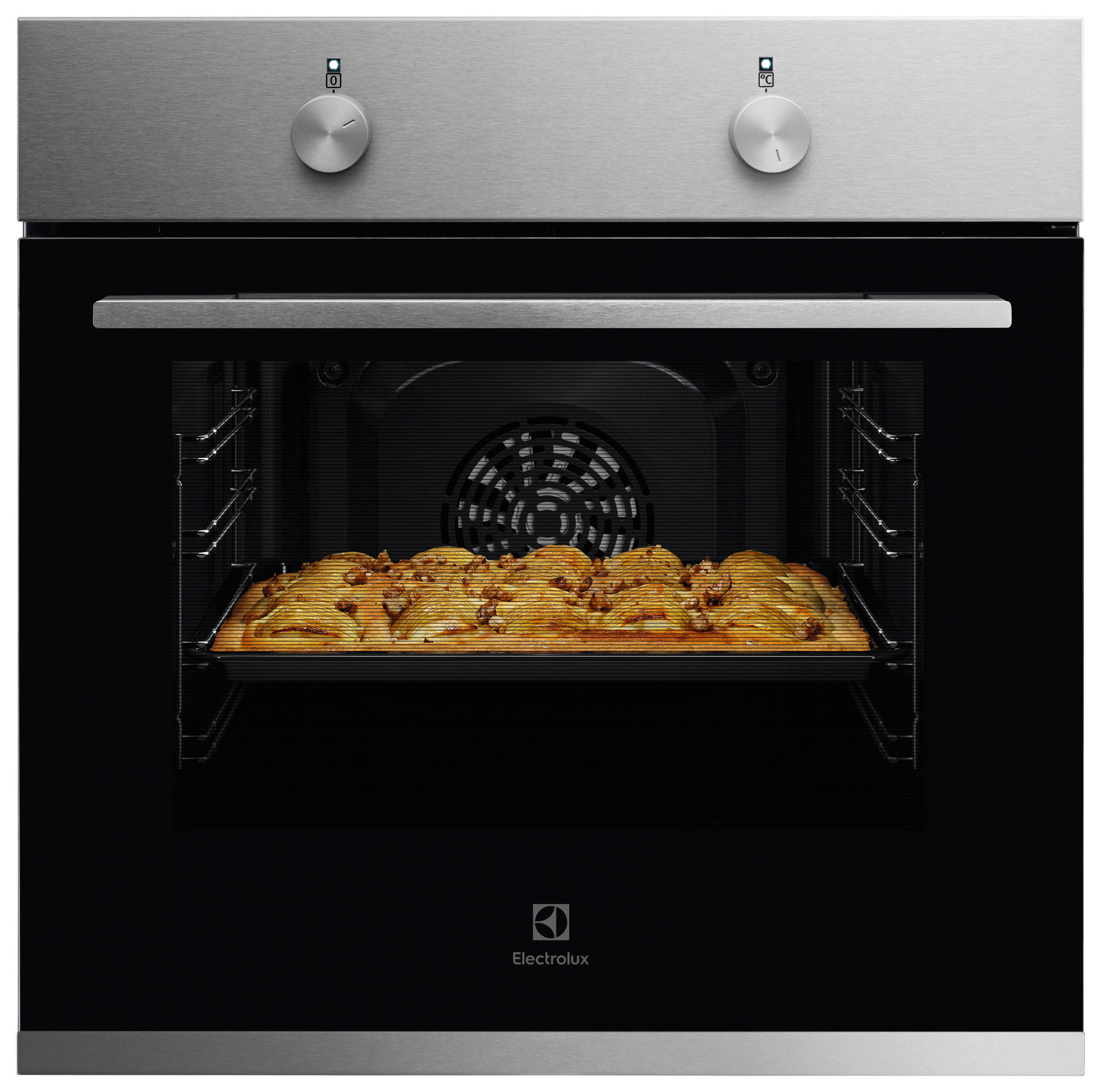 EINBAUBACKOFEN KOHLH00BX  - Edelstahlfarben, Basics, Metall (59,5/59,4/54,8cm) - Electrolux