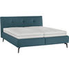 POLSTERBETT 180/200 cm  in Blau  - Blau/Weiss, Modern, Holz/Holzwerkstoff (180/200cm) - Beldomo - Sleep