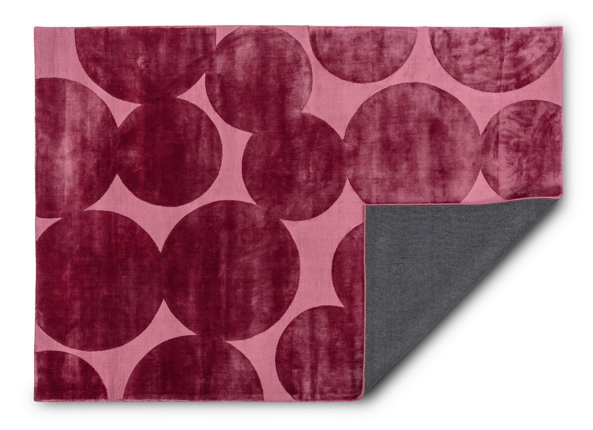 WEBTEPPICH 200/300 cm Circle Rot rechteckig  - Rot, Design, Textil (200/300cm) - Joop!