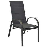 STAPELSESSEL Aluminium Anthrazit, Graphitfarben  - Anthrazit/Graphitfarben, MODERN, Kunststoff/Metall (59/107/71cm) - Gardenson