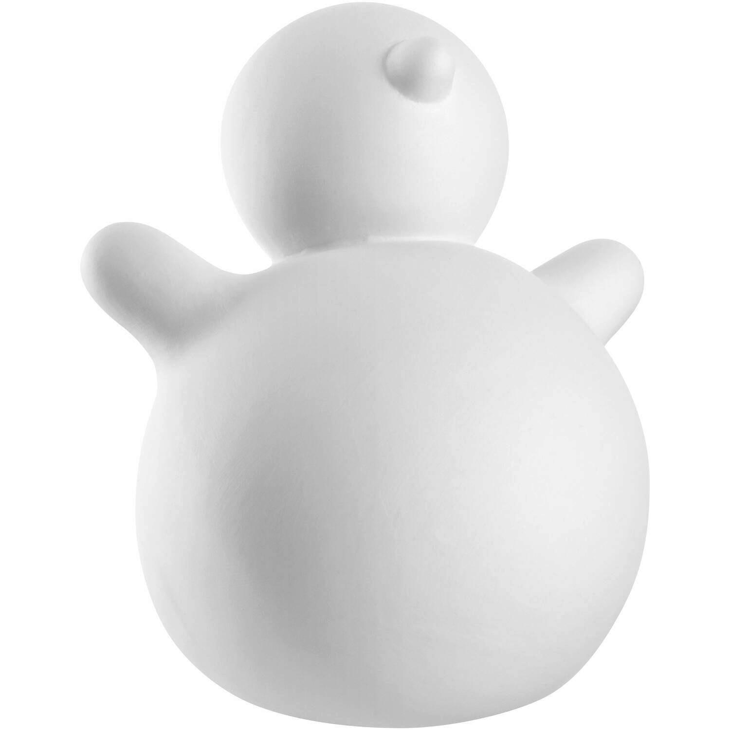 SCHNEEMANN - Weiß, LIFESTYLE, Keramik (6,00/8,00/6,00cm) - Leonardo