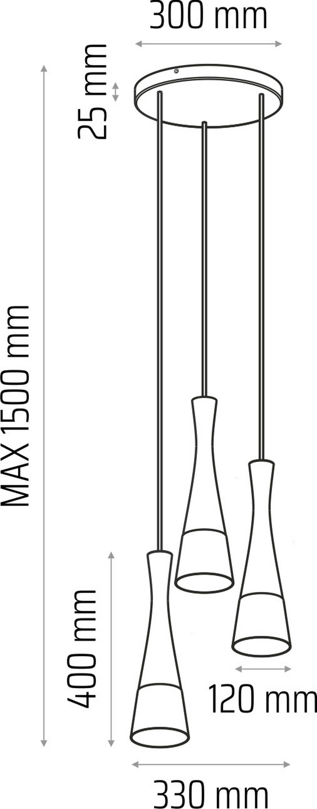 HÄNGELEUCHTE 30/150 cm  - Weiß/Grau, Design, Holz/Textil (30/150cm)