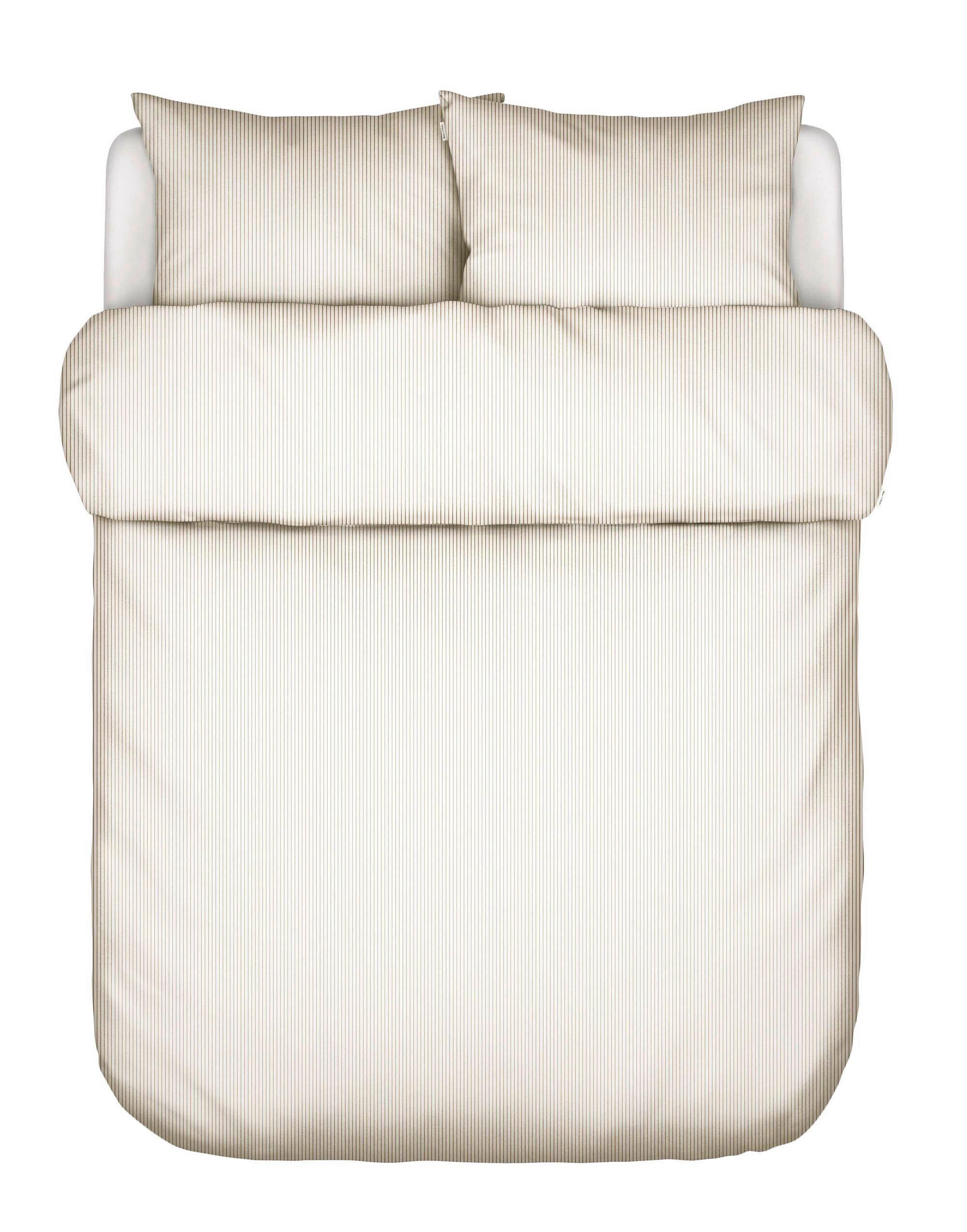 Marc O'Polo Bettwäsche Classic Fine Stripe Hellbraun 200x200 cm