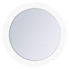SCHMINKSPIEGEL  - Weiss, Basics, Glas/Kunststoff (16,5/16,5/3cm) - Sadena