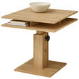COUCHTISCH 65/65/53-77 cm quadratisch Eiche Artisan  - Eiche Artisan, KONVENTIONELL, Holzwerkstoff (65/65/53-77cm) - Carryhome