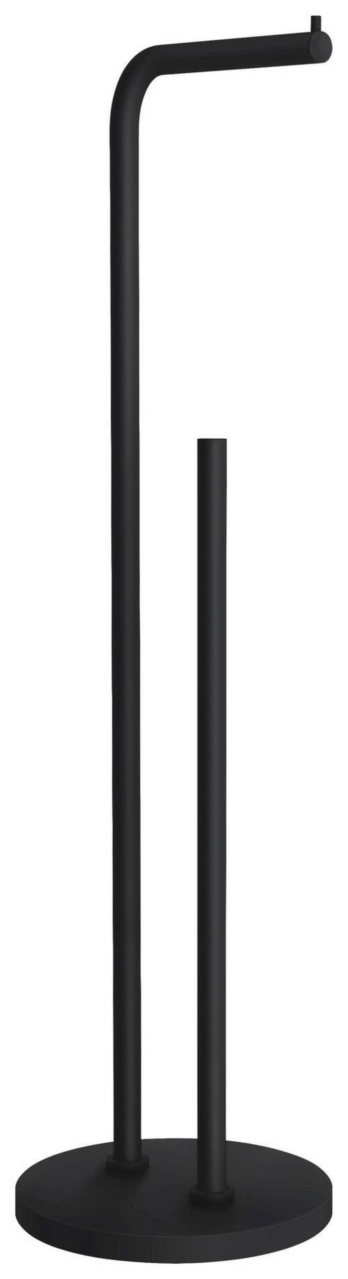 DRŽAČ TOALET-PAPIRA  crna  metal  - crna, Osnovno, metal (17/60/17cm) - Smedbo