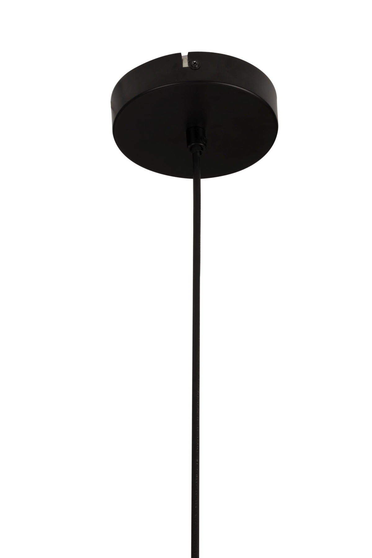 HÄNGELEUCHTE 25/25/150 cm  - Schwarz, LIFESTYLE, Holz/Metall (25/25/150cm) - Marama