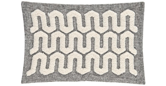 ZIERKISSEN 40/60 cm - Grau, KONVENTIONELL, Textil (40/60cm) - Esposa