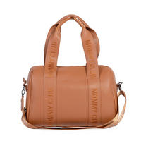 WICKELTASCHE Mommy Club Vegan Leder Braun  - Schwarz/Braun, KONVENTIONELL, Kunststoff (38/21/27cm) - Childhome