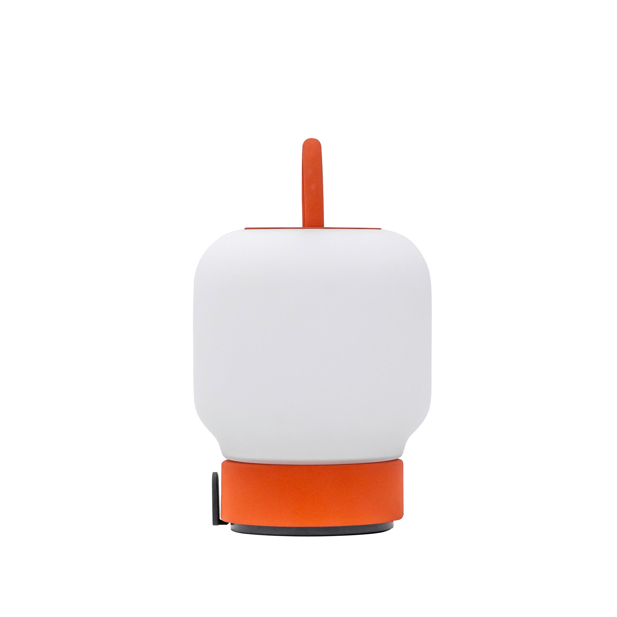 kooduu Akku-Tischleuchte Loome Weiß, Dunkelorange 21.3 cm