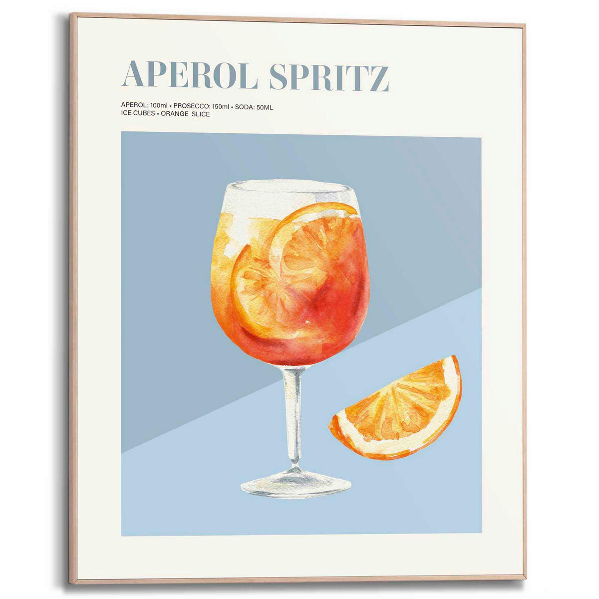 BILD 40/50 cm  - Orange, Trend, Holzwerkstoff (40/50cm) - Reinders!