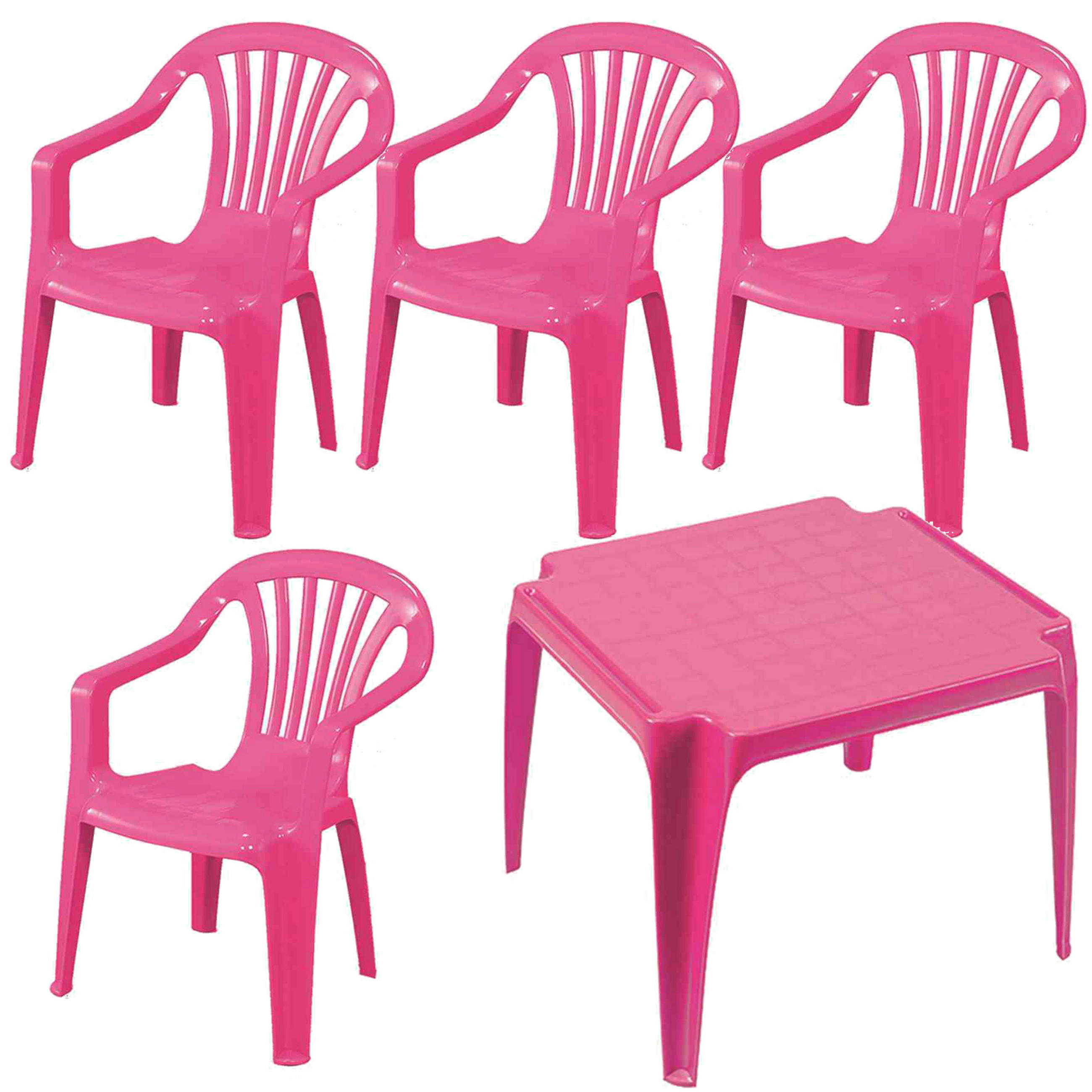 Gardenson Kinder-Gartenset Pink 37x61x38 cm