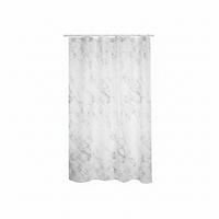 DUSCHVORHANG TOSCANE 180/200 cm  - Grau, Basics, Textil (180/200cm) - Spirella
