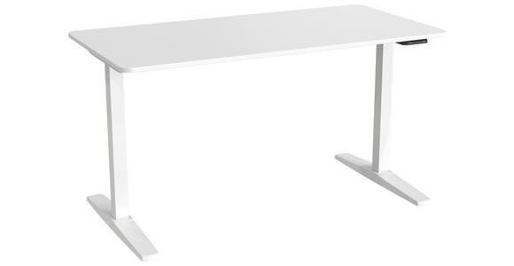 SCHREIBTISCHPLATTE 140/80/1,8 cm - Weiß, Design, Holzwerkstoff (140/80/1,8cm) - Carryhome