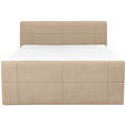 BOXSPRINGBETT 180/200 cm  in Beige  - Beige, KONVENTIONELL, Textil (180/200cm) - Carryhome