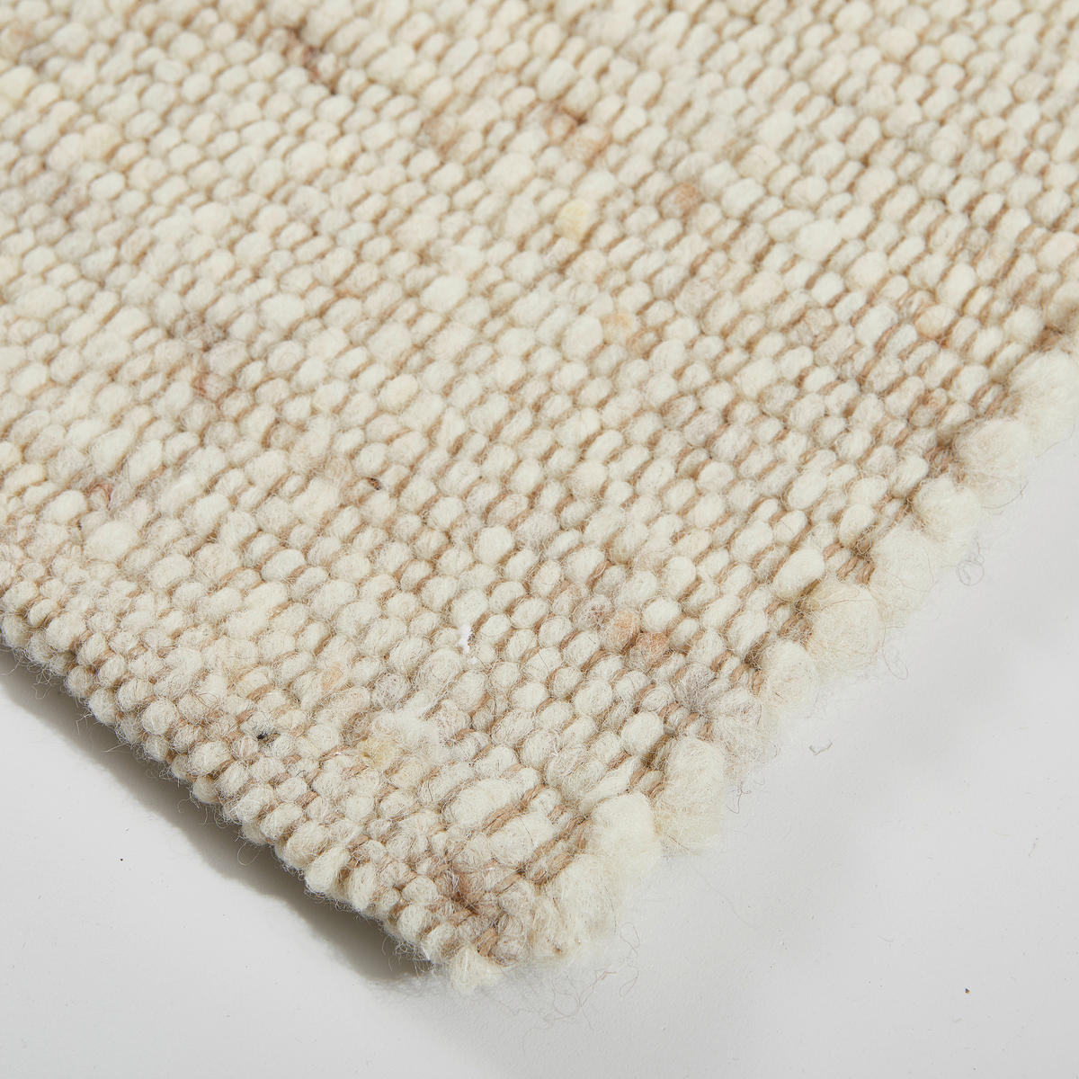 HANDWEBTEPPICH 90/160 cm Beige  - Beige, Natur, Textil (90/160cm) - Linea Natura