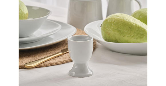 KOMBISERVICE Weiß Ascona 62-teilig 6 Personen  - Weiß, Basics, Keramik - Novel