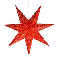 LED-DEKOLEUCHTE  - Rot/Weiß, Basics, Papier/Metall (54/16/54cm) - Eglo
