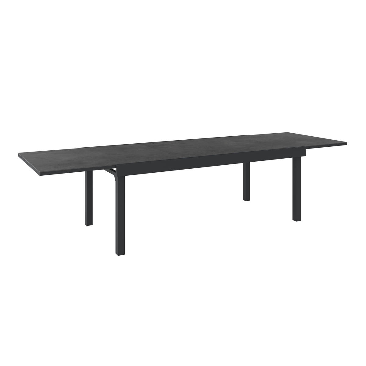 STOL VRTNI     antracit  metal, plastika  - antracit, Moderno, metal/plastika (200/320/75/100cm) - Ambia Garden