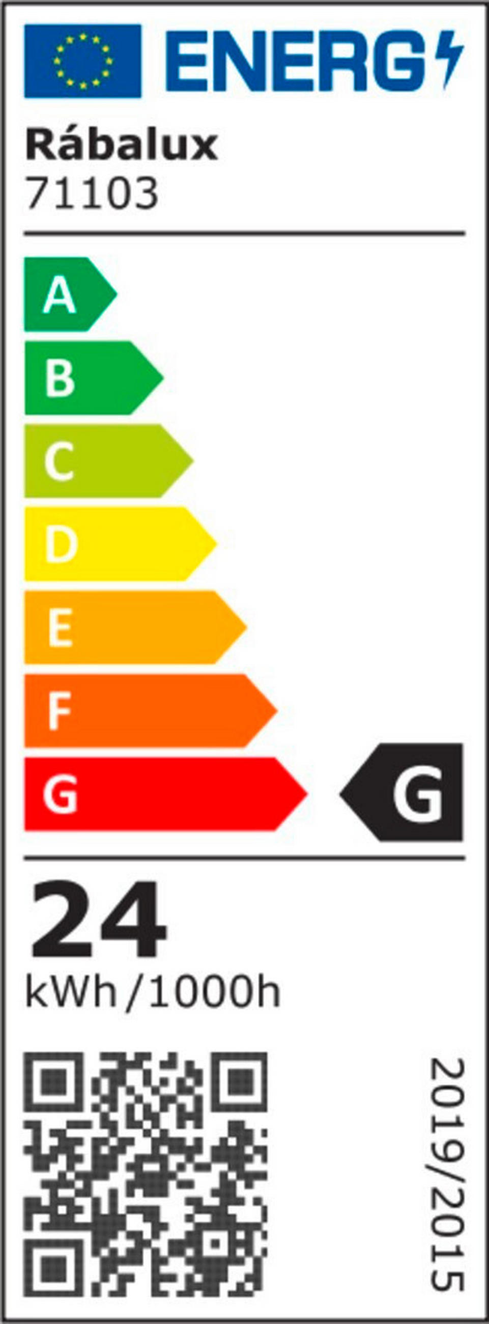 LED SVJETILJKA STROPNA Vendel  - bijela, Basics, metal/plastika (37.5/5,5cm)