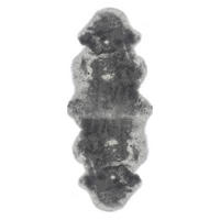 OVČIA KOŽUŠINA, 60/180 cm, sivá - sivá, Basics, koža (60/180cm)