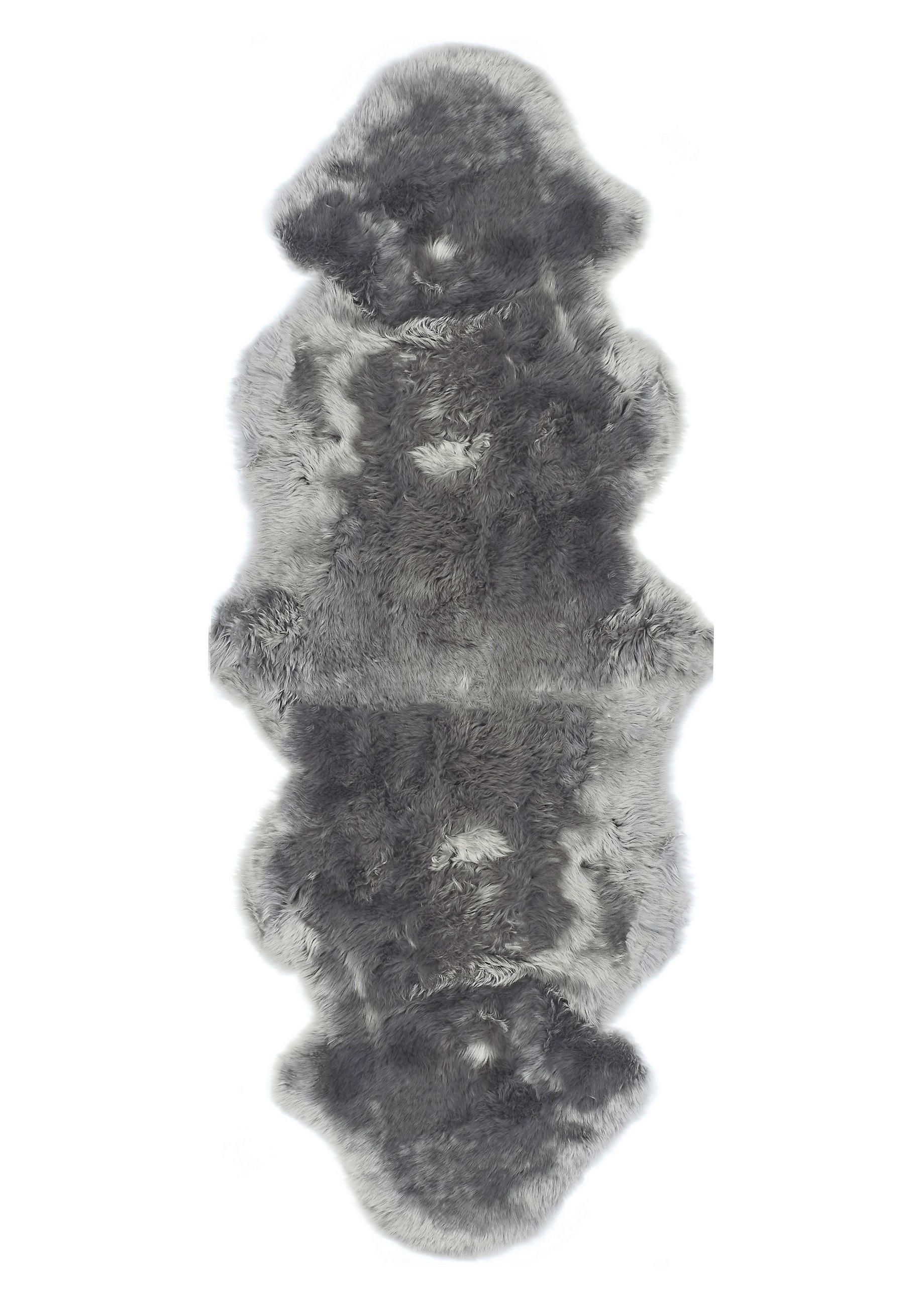 OVČÍ KOŽEŠINA, 60/180 cm, šedá