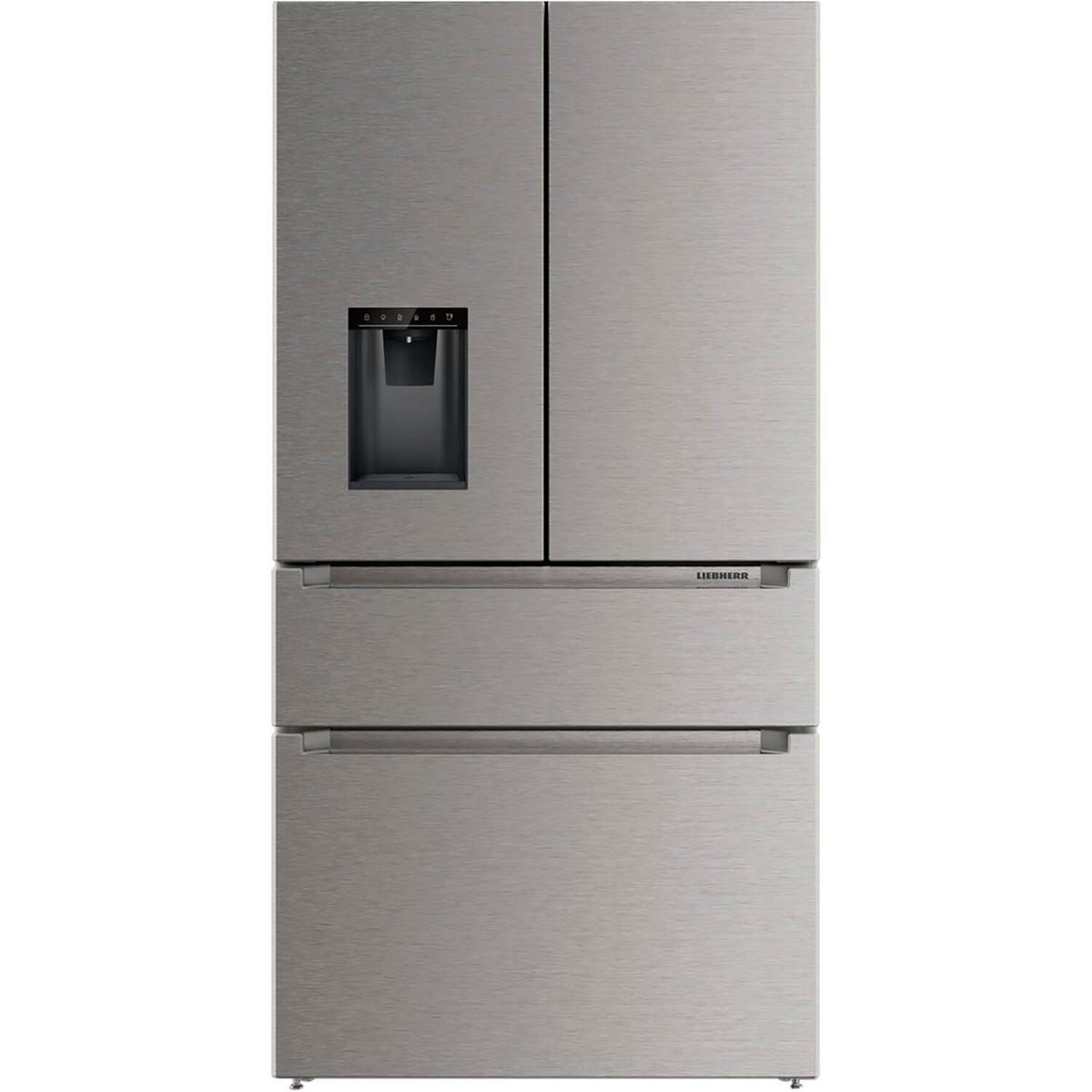 FRENCH-DOOR MBSDDI9528  - Silberfarben, Basics, Glas/Metall (90,6/180,5/74,5cm) - Liebherr