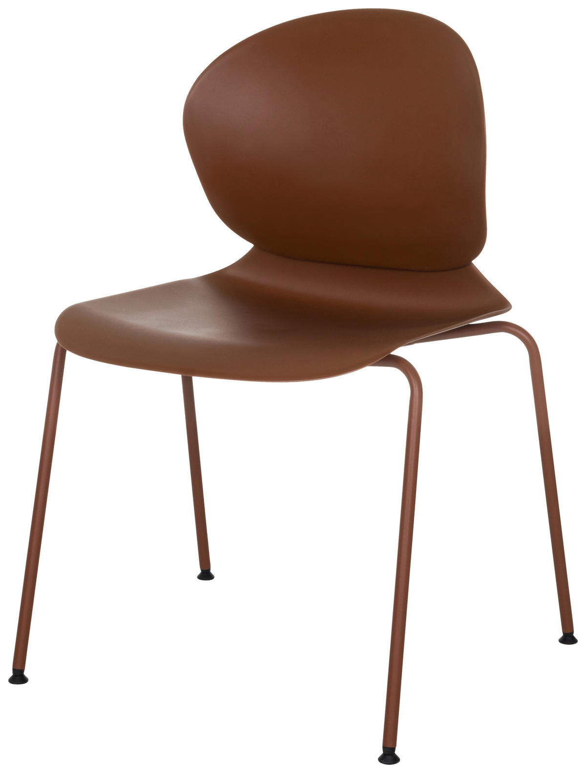 KONFERENČNÍ ŽIDLE - barvy stříbra/červenohnědá, Moderní, kov/plast (56/80/54cm) - MID.YOU