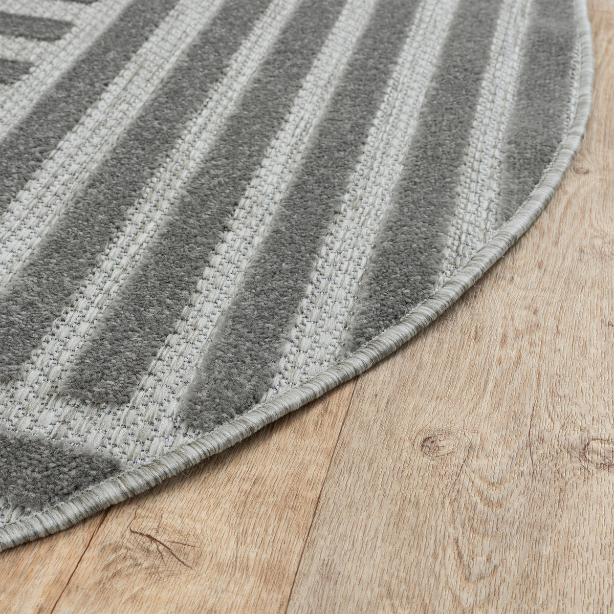 OUTDOORTEPPICH 200 cm Berlin Grau  - Grau, Basics, Kunststoff/Textil (200cm)