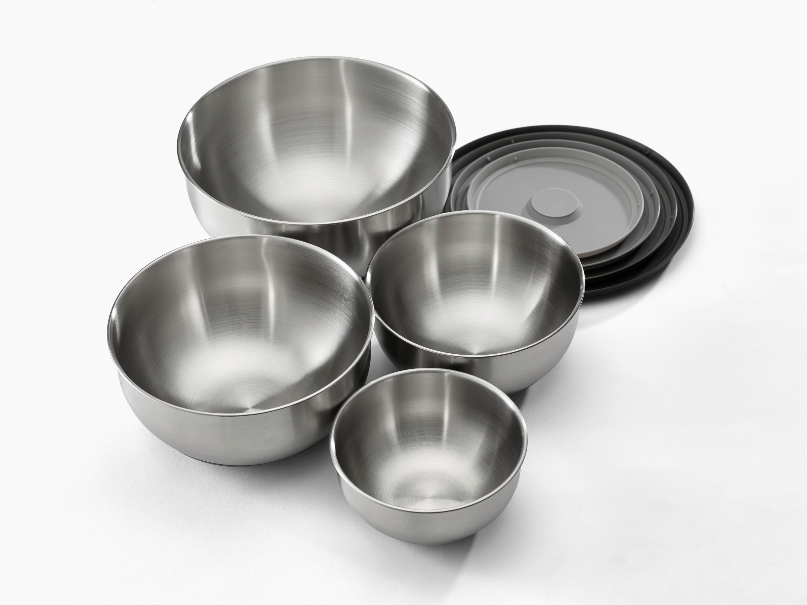 SCHÜSSELSET Nest 4-teilig  - Grau, KONVENTIONELL, Kunststoff/Metall (28,5/28,5/13,6cm) - Joseph Joseph