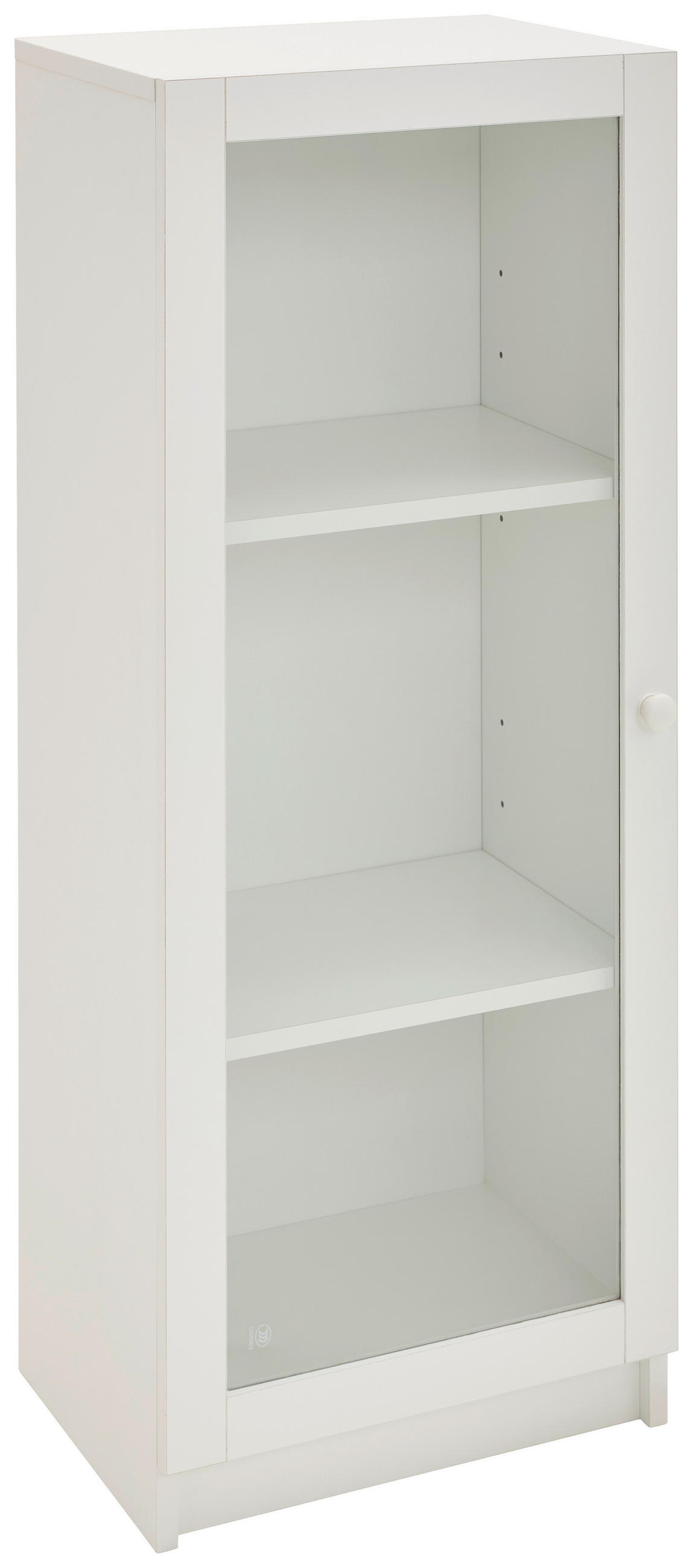 VITRINE in Weiß  - Weiß, Basics, Glas/Holzwerkstoff (40/100/30cm) - Carryhome