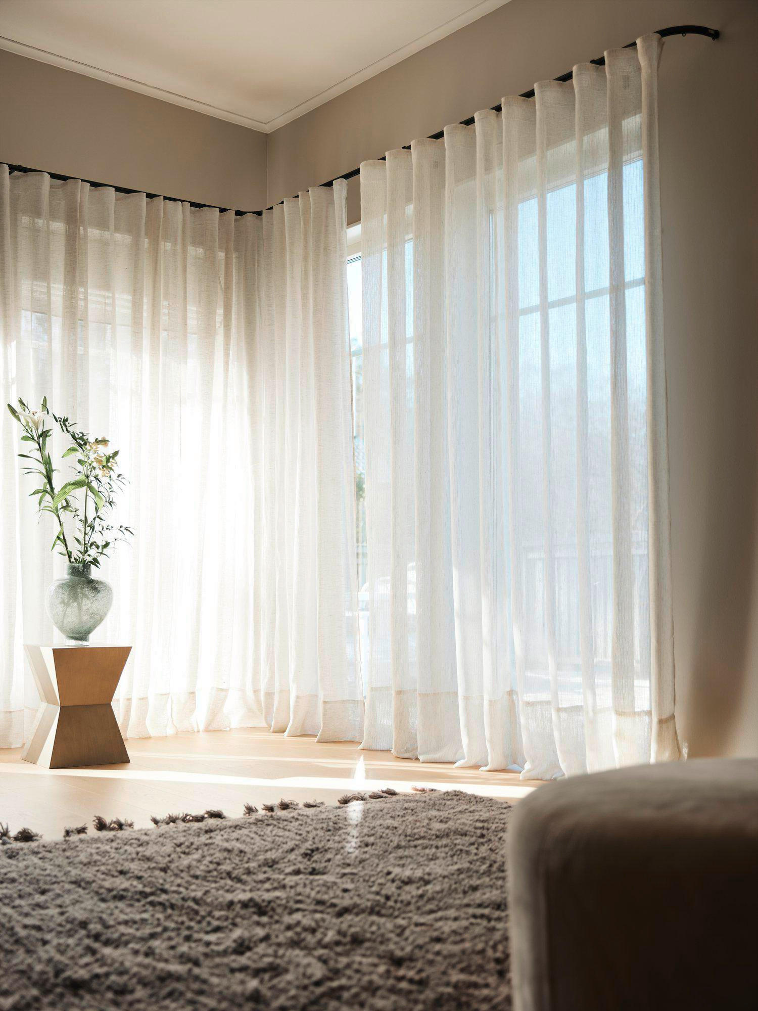 FERTIGVORHANG Randy 280/300 cm   - Beige, Basics, Textil (280/300cm) - Svanefors