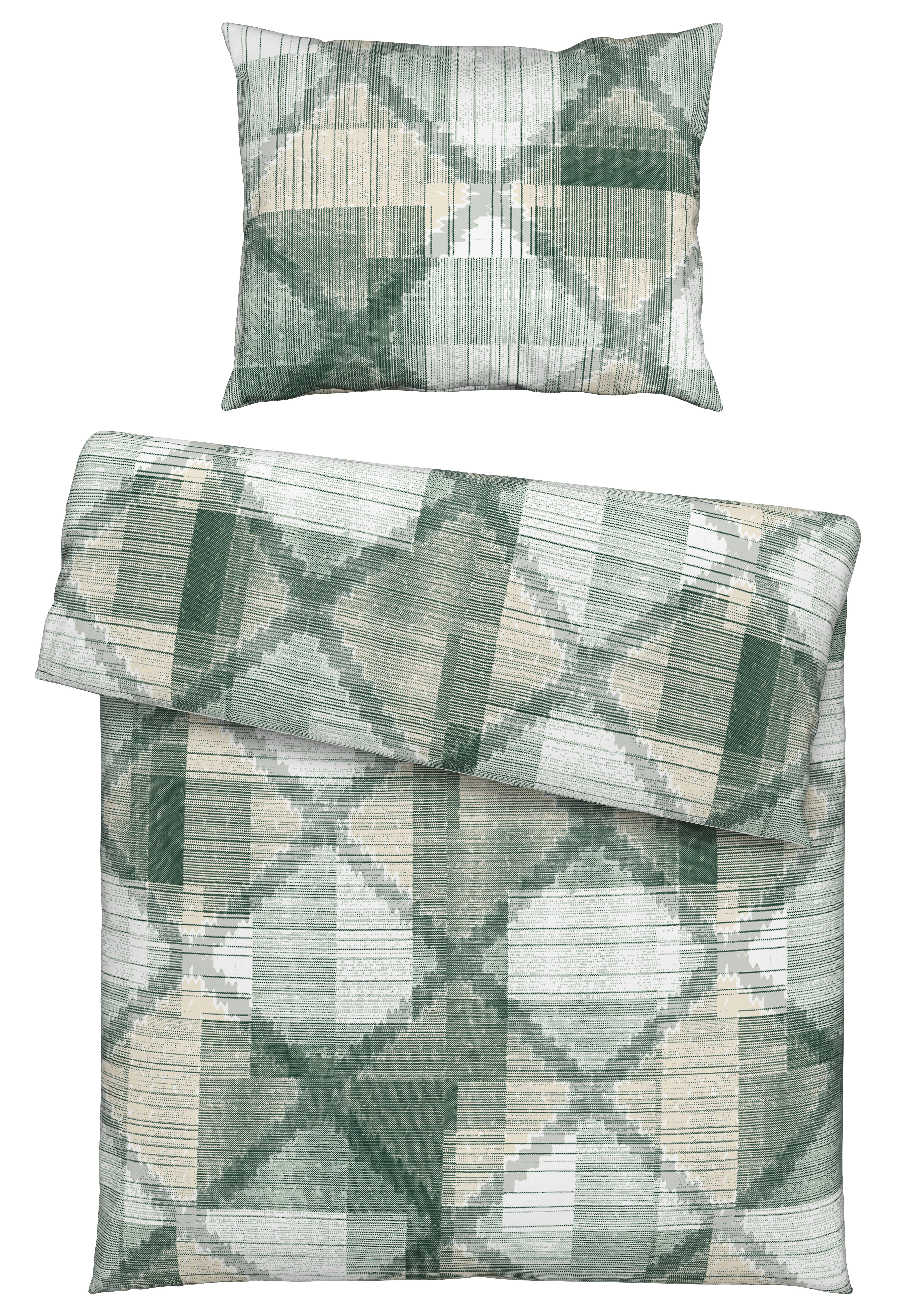 POSTELJINA JAN 140/200 cm flanel zelena  - zelena, Konvencionalno, tekstil (140/200cm) - Esposa