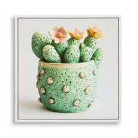 LEINWANDBILD Blumen  - Weiß, Basics, Holz/Kunststoff (40/40/2.8cm)