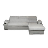 SJEDEĆA GARNITURA drvo, tekstil, drvni materijal  siva   - siva, Moderno, drvni materijal/drvo (275/170cm) - Ti'me