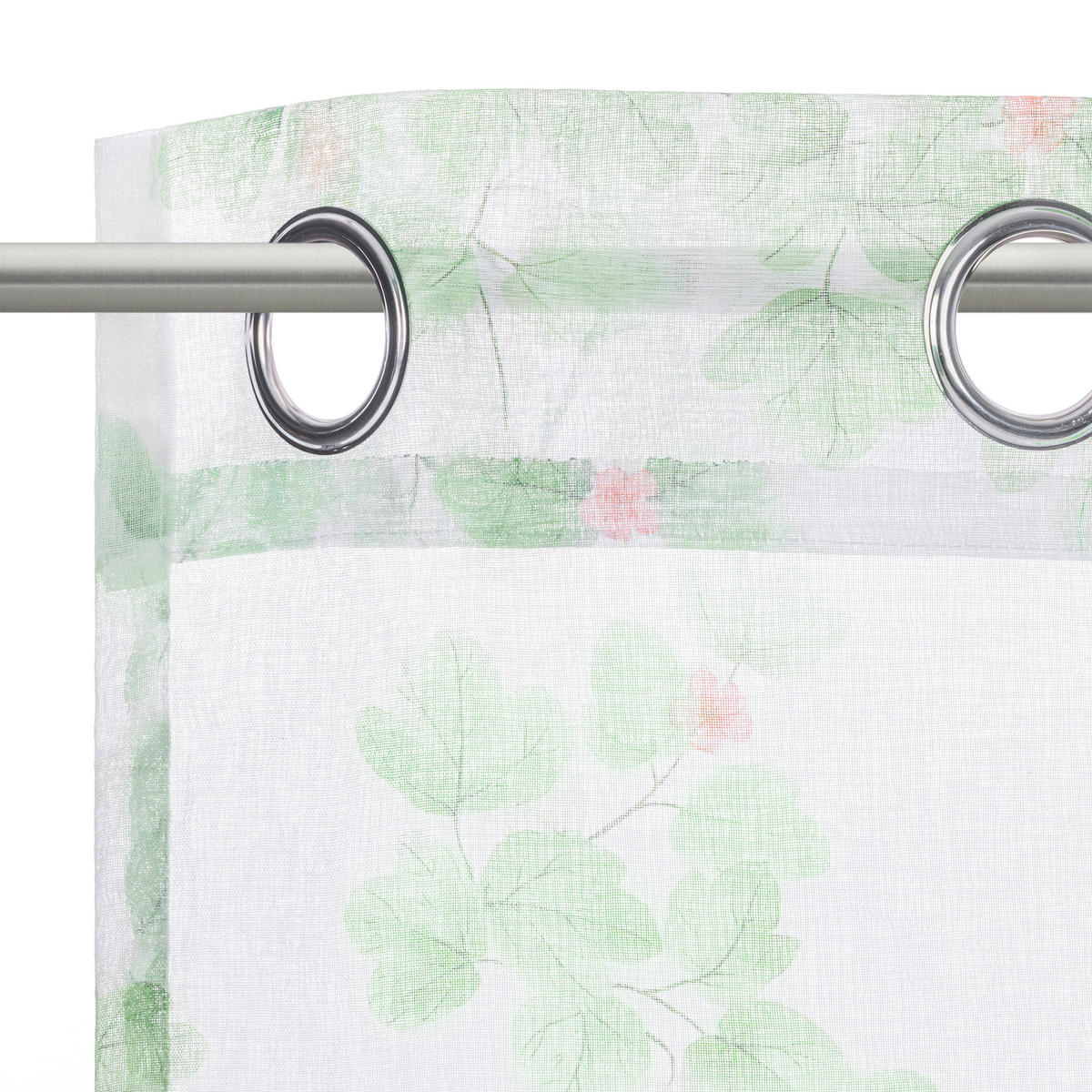 ÖSENSCHAL AIMO halbtransparent 135/245 cm   - Grün, Natur, Textil (135/245cm) - Esposa