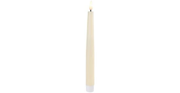 LED-KERZE 2,2/22 cm  - Creme, LIFESTYLE, Kunststoff/Paraffin (2,2/22cm) - Ambia Home