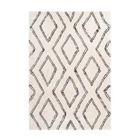 KOBEREC S VYSOKÝM VLASOM, 120/170 cm, biela - biela, Design, textil (120/170cm)