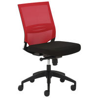 DREHSTUHL Rot, Schwarz  - Rot/Schwarz, MODERN, Holz/Kunststoff (65/94-106/60cm) - MID.YOU