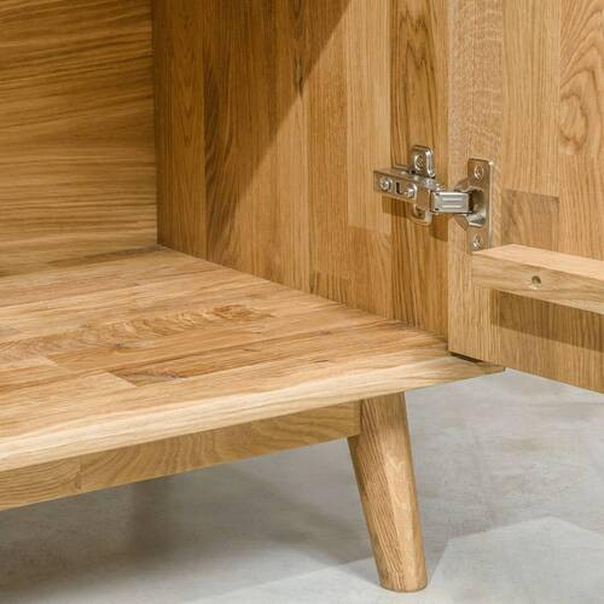 SIDEBOARD Wildeiche  160/89,1/40 cm  - Wildeiche, Natur, Holz (160/89,1/40cm) - home24