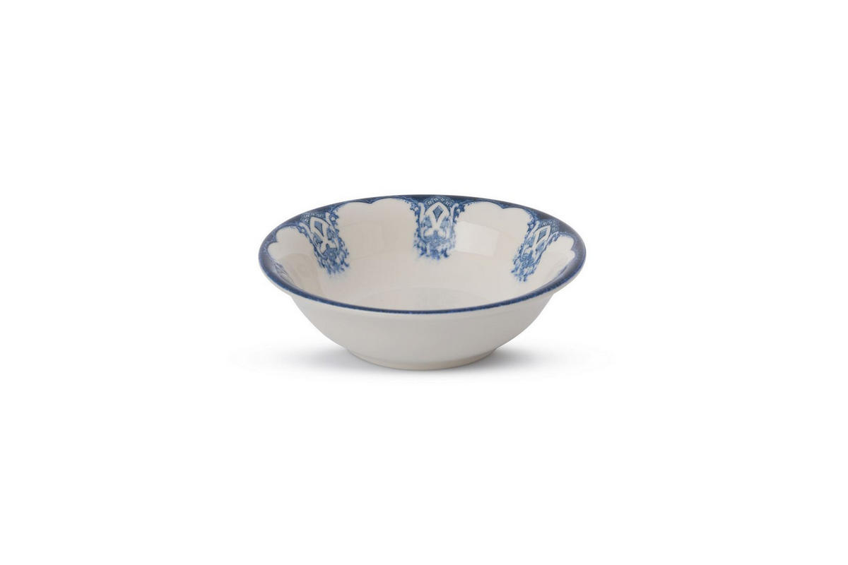 KOMBISERVICE Blau, Weiß 24-teilig 6 Personen  - Blau/Weiß, Basics, Keramik - P & B