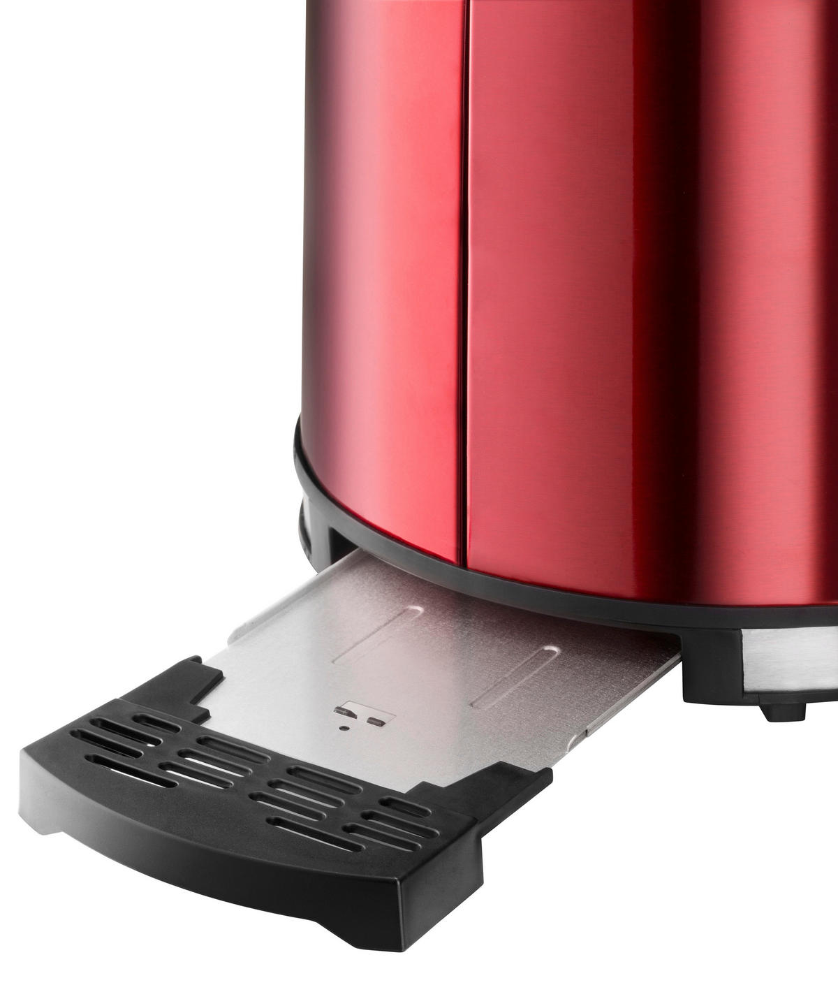 TOASTER  - Edelstahlfarben/Rot, Basics, Metall (32/19,6/17,7cm) - Grundig