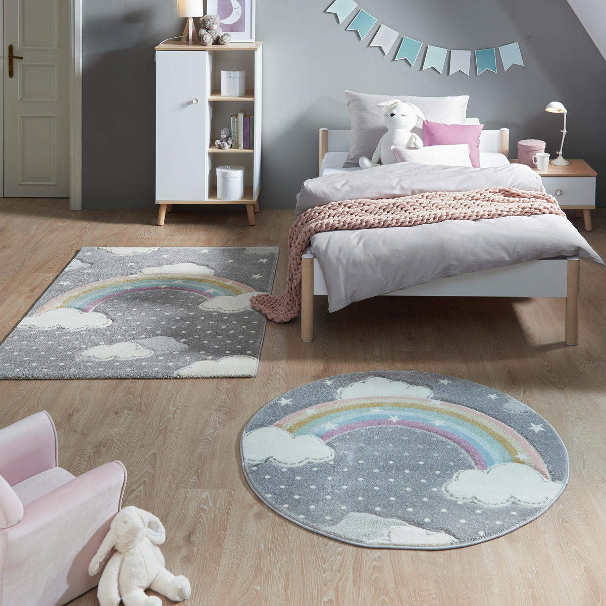 KINDERTEPPICH 120 cm Rainbow  - Multicolor, Trend, Textil (120cm) - Ben'n'jen